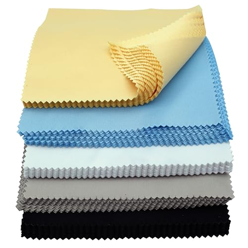 AAwipes Eyeglasses Cleaning Cloth Glasses Cloths 5.5"x5.5" 100pcs 5 Colors - color: Diverse