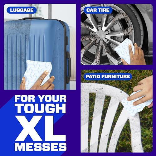 Mr. Clean Magic Eraser Sponge, All Purpose Cleaner, Long Lasting Cleaning Scrubber, Wall, Sneaker, Oven, Kitchen, Bathroom, Shower Cleaner, Cleaning Supplies, Whole Home Extra Durable XL, 8ct - size: 8 Count (Pack of 3)