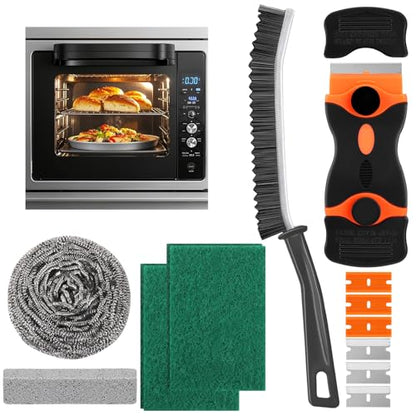 XANGNIER Heavy Duty Oven Cleaning Tools Kit,Oven Cleaner Brush Accessories