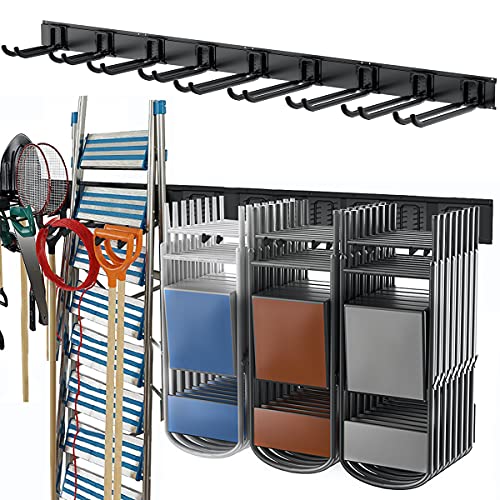TORACK Tool Storage Rack Heavy Duty Garage Wall Mount Garden Tool Organizer - size: Metal Rack
