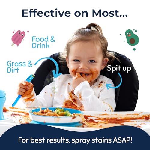 Miss Mouth’s Messy Eater Stain Treater Spray - Stain Remover - Newborn & Baby Essentials - 2-Pack of 16oz Stain Remover - style: 2 Pack (16oz)
