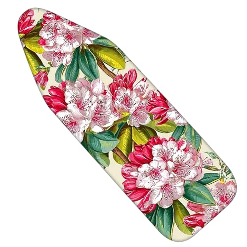 Nuxovilar Red White Floral Ironing Board Cover 15x54 Polyester - color: Cc01168, size: 18×49 inch