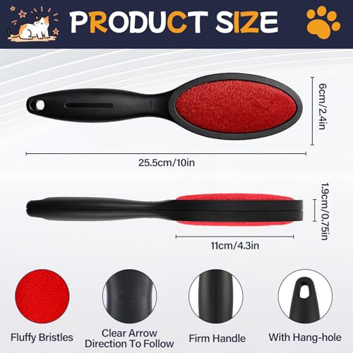 Lint Brush for Pet Hair, Double Sided Reusable Lint Remover, 2 Pack - color: Lint Brush - 2 Pack