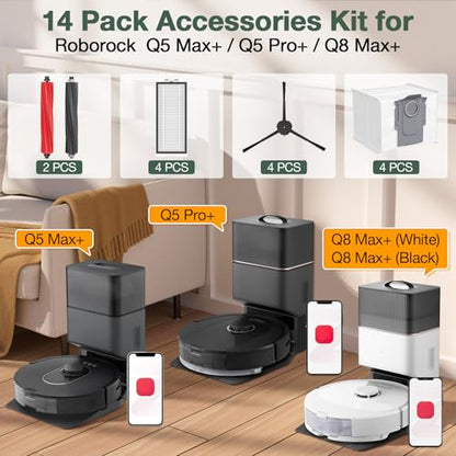 Q5 Max+ Accessories for Roborock Q5 Max+, Q5 DuoRoller+, Q5 Pro+, Q8 Max+