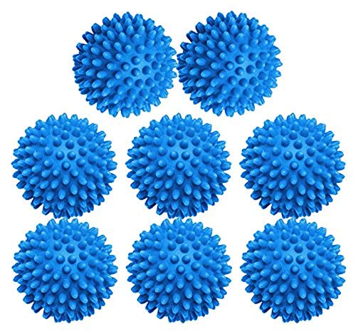 XIEHE Dryer Balls 8 Pack - 2.7 Inch Non-Toxic Reusable Dryer Balls