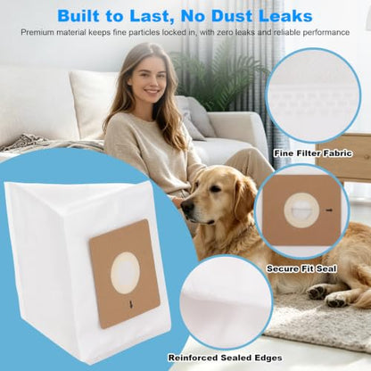Disposable Dust Bags for Prolux Tritan Bagged Canister Vacuum Cleaner, Vacuum Maintenance Parts, Household Cleaning Accessories - 5 Pack - color: 5 Pack