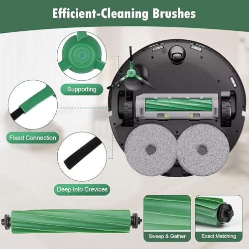 Replacement Side Edge Brushes Compatible with iRobot Roomba Essential 405