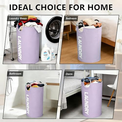 A Large 90 Liter Laundry,Purple - color: Purple