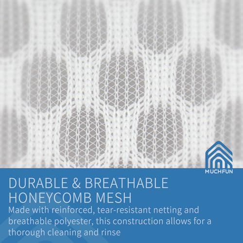 Muchfun 3Pcs Durable Honeycomb Mesh Laundry Bags for Delicates 9x12 Inches - size: 3 Small