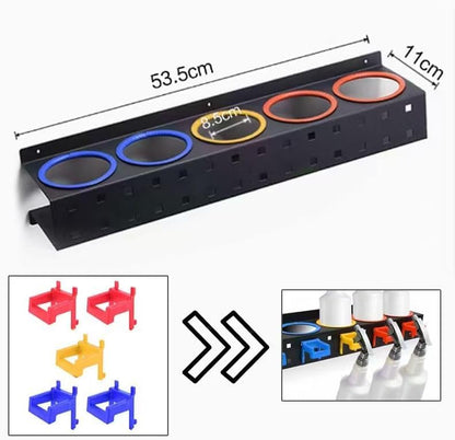 2Pcs Spray Bottle Storage Rack with Extra Abrasive Holder - size: 2 Pcs