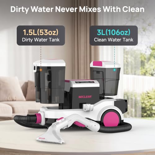Portable Carpet Cleaner Machine - color: Pink