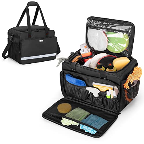 samdew Large Detailing Bag for Auto Detailing Supplies Storage, Bag Only