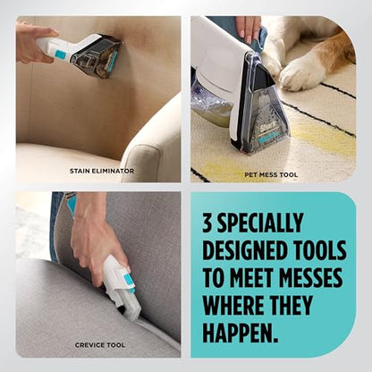 Shark CarpetXpert StainStriker Carpet & Upholstery Cleaner, 3 Tools, EX201 - style: CarpetXpert + StainStriker