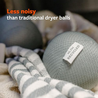 Full Circle Quiet Giant Anti-Static Dryer Balls, Removes Static, Vegan