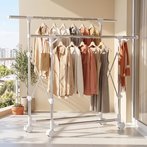 Clothes Drying Rack Foldable,Portable Laundry Collapsible