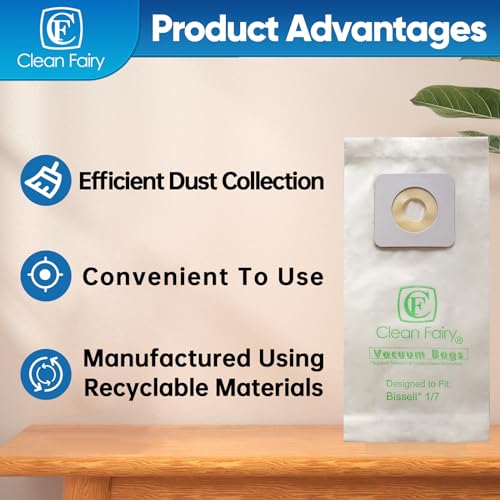 20PK Style 1&7 Vacuum Bags for Bissell PowerForce/Glide/Lifter 1739-6592