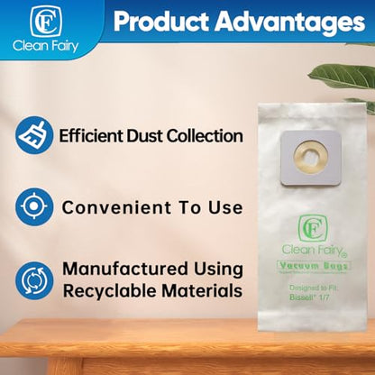 20PK Style 1&7 Vacuum Bags for Bissell PowerForce/Glide/Lifter 1739-6592