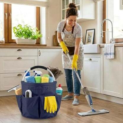 Cleaning Caddy For Cleaning Supplies Organizer Bucket - color: Blue