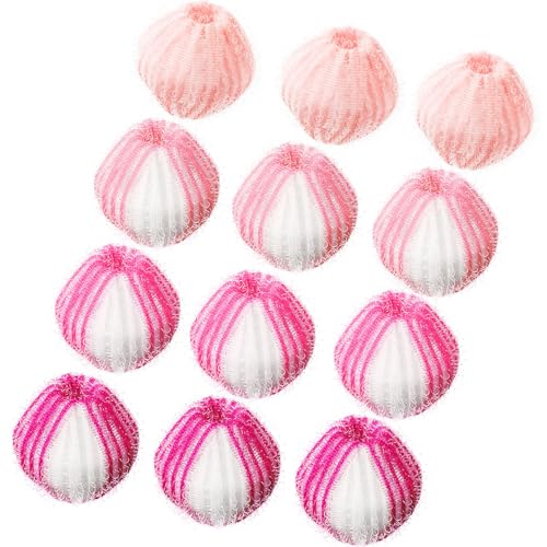 Blulu 12 Pieces Pet Hair Remover for Laundry, Pink Set - color: Pink Set