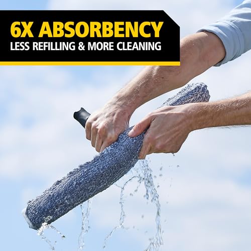 Rubbermaid Commercial Products 6-Piece Glass Window Cleaning Cleaning Starter Kit, Window Washing Kit, 14 Inch - style: Starter Kit