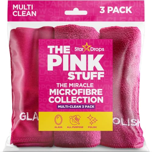 Stardrops – The Pink Stuff – Miracle Microfibre Cloth Collection (Pack of 27) - size: 27 Pack