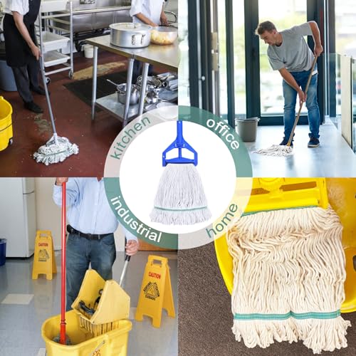 6 Pack Heavy Duty Mop Head Replacement Commercial