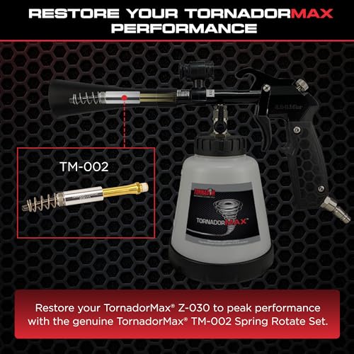Tornador TornadorMax TM-002 Spring Rotate Set | Factory Replacement Component for Z-030 | Stainless Steel, Rust-Resistant, Simple to Install | for Maintaining Pneumatic Tool Rotation Performance - style: Z-030 Compatible (TM-002)