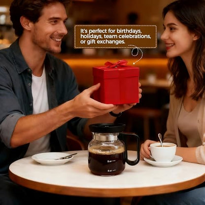 16 Oz Glass Coffee Pot Mug, Heat Resistant Clear Cup with Handle & Spill-proof Lid, Large Capacity Ultra Portable Travel Office Mug, Comes with Straw & Cleaning Brush, Ideal Gift for Coffee Lovers