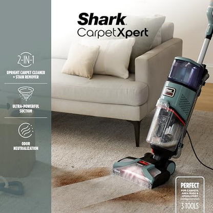 Shark CarpetXpert Upright Carpet & Built-in Stain Cleaner, 3 Tools, EX151 - style: CarpetXpert + Spot & Stain