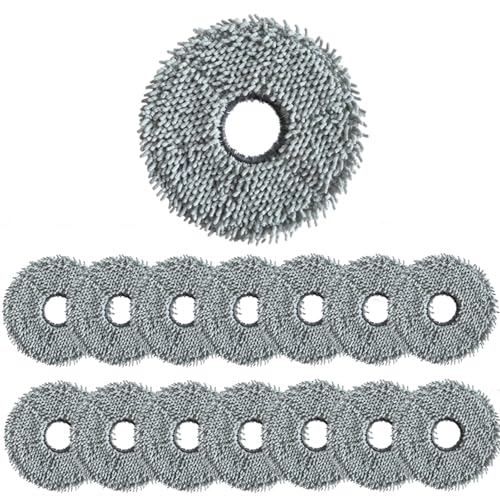 15 Pack Washable Mop Pads For ECOVACS X2,T30S,N30,T50 Series Robot Vacuum