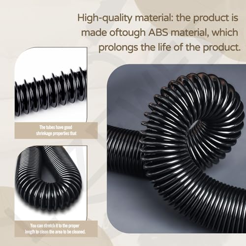 14-37-0105 18V Wet/dry Vac Hose Assembly with Universal Attachments Adapter Kit for Milwau-kee 18v/28v Vacuum 0880-20 0970-20 (Internal Storage), Use to Pick Up Dust and Debris