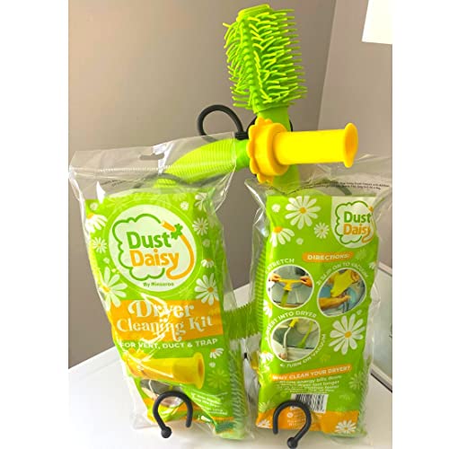 Dust Daisy Pro Dryer Vent Cleaner Kit, 33" Extra-Long Reach