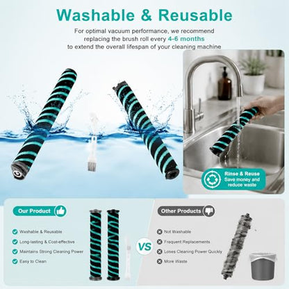 AZ4002 Soft Brush Roller Replacement for Shark Detect Pro/Shark Power Detect Upright Vacuum AZ4000 AZ4002 AZ4000C, 2 Roller Brush,4 Odor Neutralizer Cartridge and 1Clening Brush - size: 7pcs