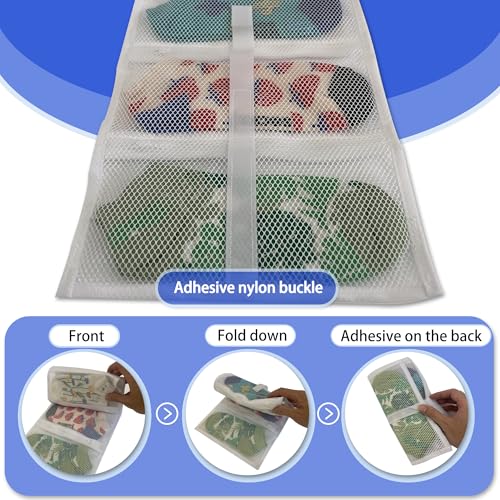 Mesh laundry bags for washing machine, can wash 10 pairs of socks, maintain shape, keep one pair,Laundry room organization suitable for socks and small items, 2pcs (Small) - size: Small