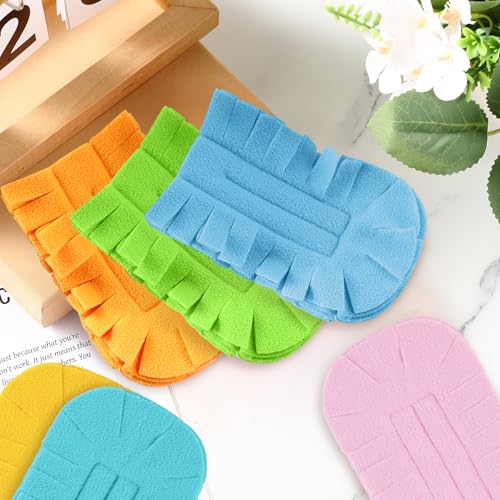 12 Pcs Reusable Duster Refills Washable Pads, Candy Color - color: Candy Color