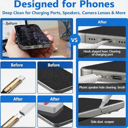 32 in 1 Mini Cell Phone Cleaning Kit, Multi-Device Cleaner