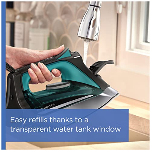 Rowenta Pro Master Stainless Steel Soleplate Steam Iron for Clothes, Anti-Drip Protection, 210 g/min, 400 Microsteam Holes, 1775 Watts Iron Steamer for Clothes, Powerful Steam DW8360 - style: Classic Professional Iron