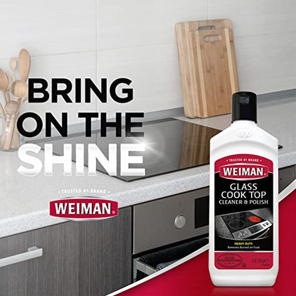Weiman Ceramic and Glass Cooktop Cleaner and Polish - 20 Ounce - Shines and Protects Glass and Ceramic Smooth Top Ranges with its Gentle Formula