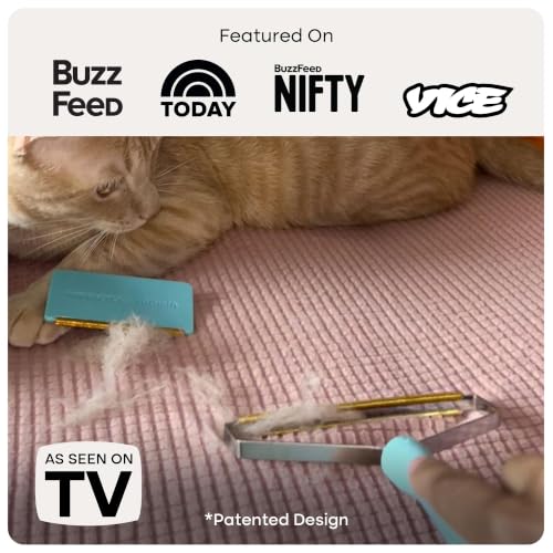 Uproot Cleaner Pro Pet Hair Remover & Mini - Pet Hair Removal Tool Multi Fabric Edge & Carpet Scraper - Cat for Couch, Cat Towers, Car Detailing The Furry-Situation Survival Kit