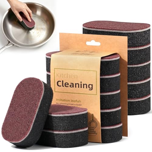 10PCS Magic Sponges Cleaning Eraser, Multi-Functional Heavy-Duty Melamin Eraser, New Non-Scratch Dual-Sided Sponges, Household Cleaning Kitchen Dish Sponge for Furniture,Kitchen, Bathroom,Sink