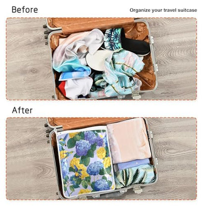 Mesh Laundry Bags Lingerie Bags for Washing Delicates 2 PCS Durable Wash Bag with Zipper Small and Medium Washable Blue Hydrangeas Hummingbirds - color: Blue Hydrangeas Hummingbirds