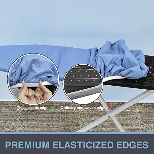 VividPaw Ironing Board Cover and Pad 18x49, Extra Wide, Thick Padding - color: Blue, size: 18" x 49"