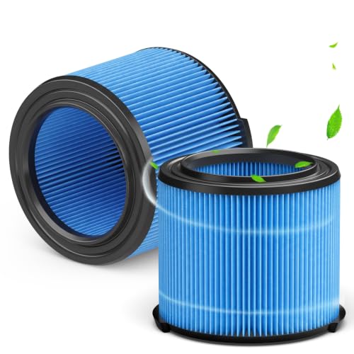 2 Pack VF3500 Replacement Filter Compatible with Rigid Shop Vac Filters - color: VF3500