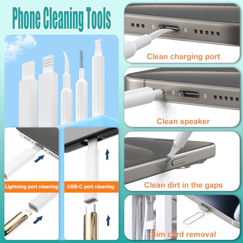 VICHYIE 32 in 1 Multi-Function Cleaning Kit for Electronic Devices (White) - color: White