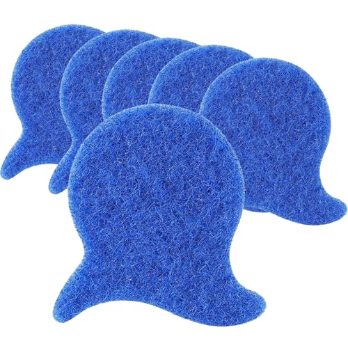 Pet Hair Remover for Laundry, 6PCS Reusable Dog & Cat Hair Remover Tool - color: Blue, size: FISH TAIL