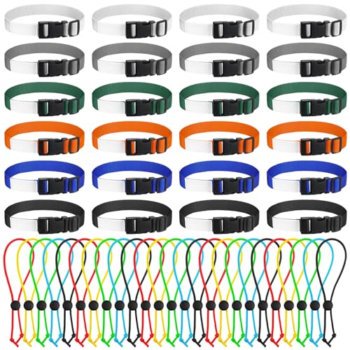 Lineshading 49 Pcs Laundry Straps with Sock Clips Set Laundry Accessory