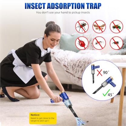 Cordless Bug Vacuum Catcher, Bug Vacuum for Adults