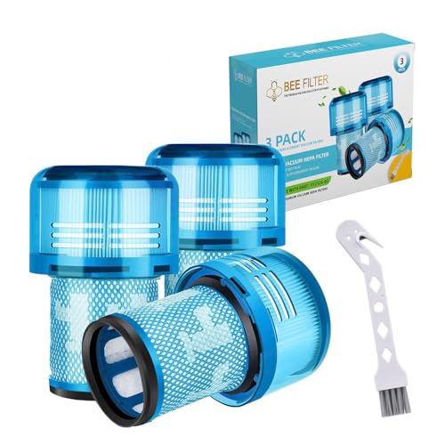 Dyson V12 Filter, 3-Pack Premium HEPA Replacement Filters for Dyson V12 - size: 3 V12 Blue Filters
