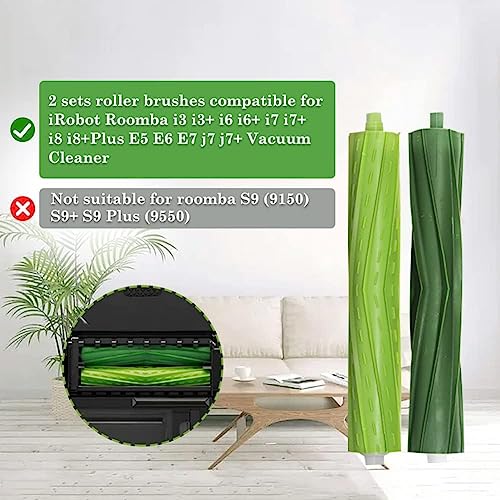 Replacement Parts for iRobot Roomba i3 i7 i6 i8 I, E & J Series Vac - size: 2+2