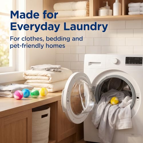 5 Pack Multicolor Hair Remover Laundry Balls, Reusable Pet Hair Catcher for Washing Machine and Dryer,for Clothing Dog Cat Pet Hair Remover for Laundry Lint Remover Washing Balls Dryer Balls